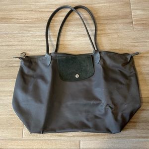 Longchamp Le Pliage Neo Gray Tote